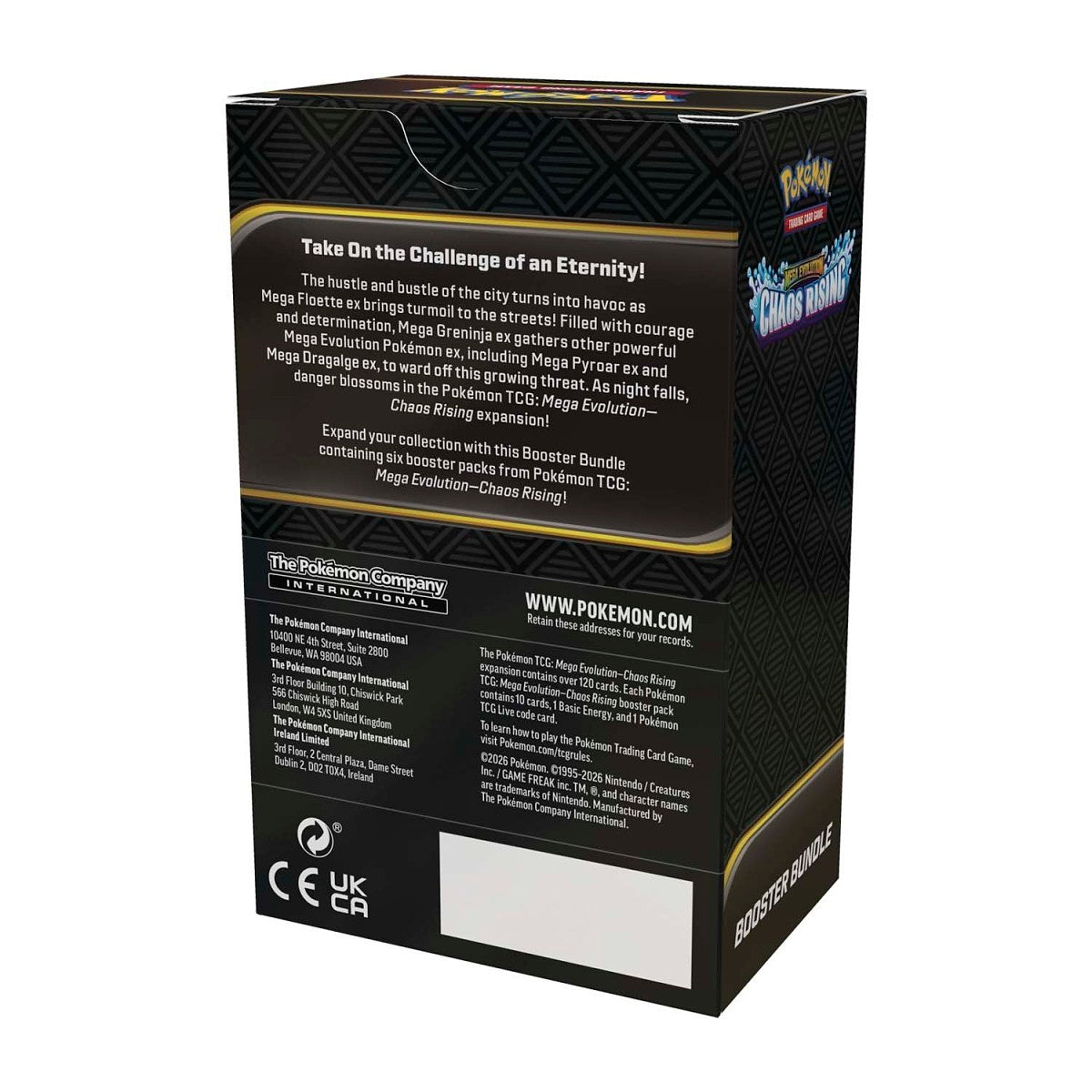 Pokémon TCG Mega Evolution ME04 Chaos Rising Booster Bundle