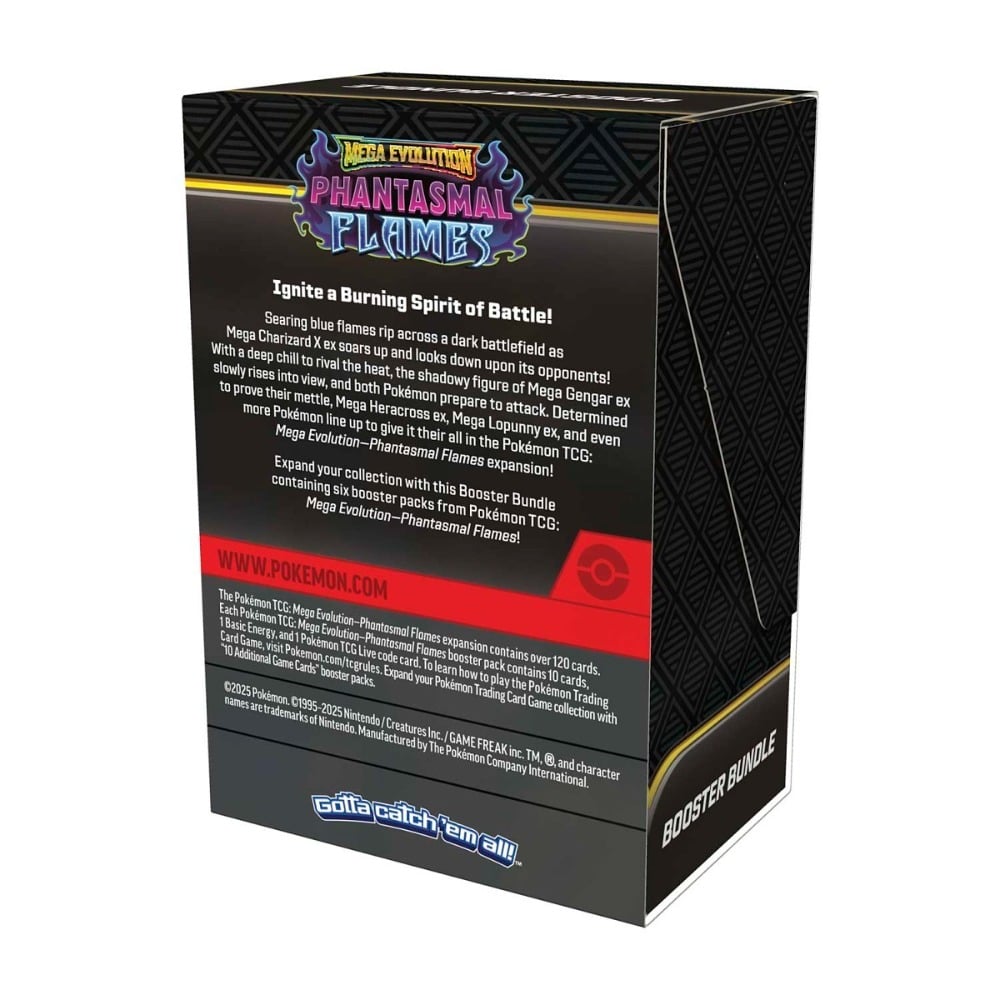 Pack de boosters Pokémon TCG Mega Evolution ME2 Flammes Fantasmagoriques