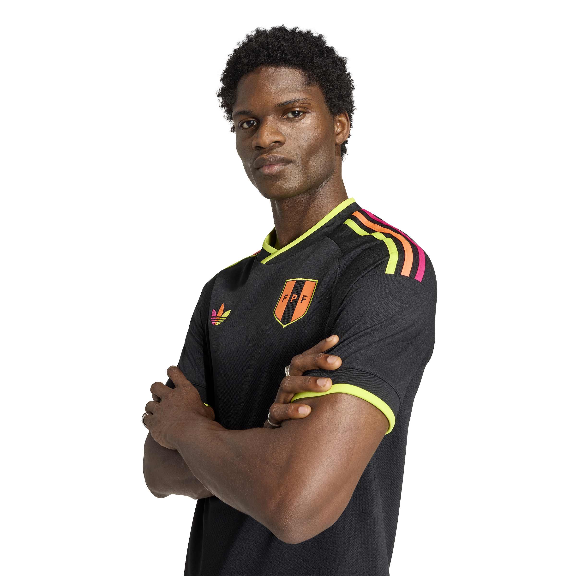 Peru National Team FIFA Adidas Men's Black 2026 Replica Away Jersey