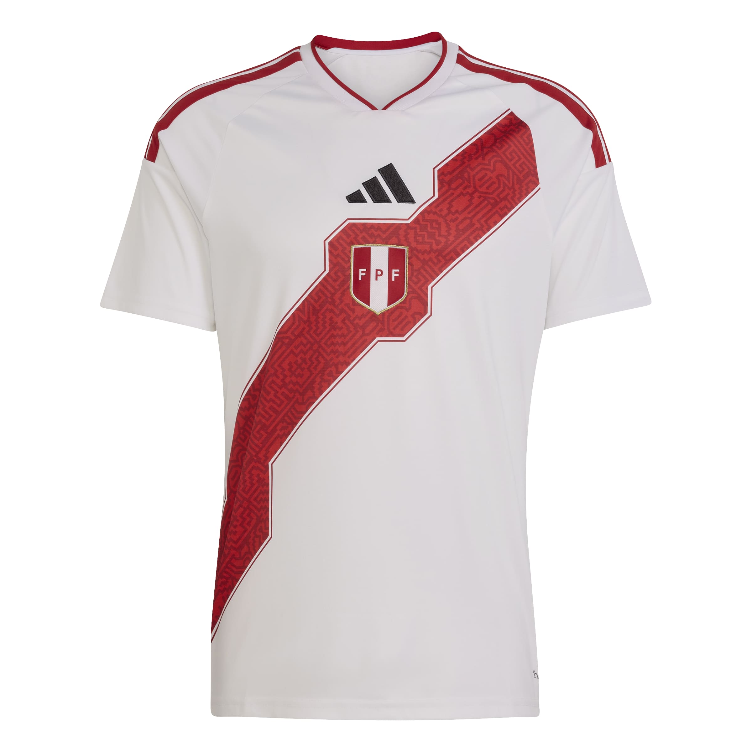 Peru National Team FIFA Adidas Men's White 2025/26 Replica Home Jersey