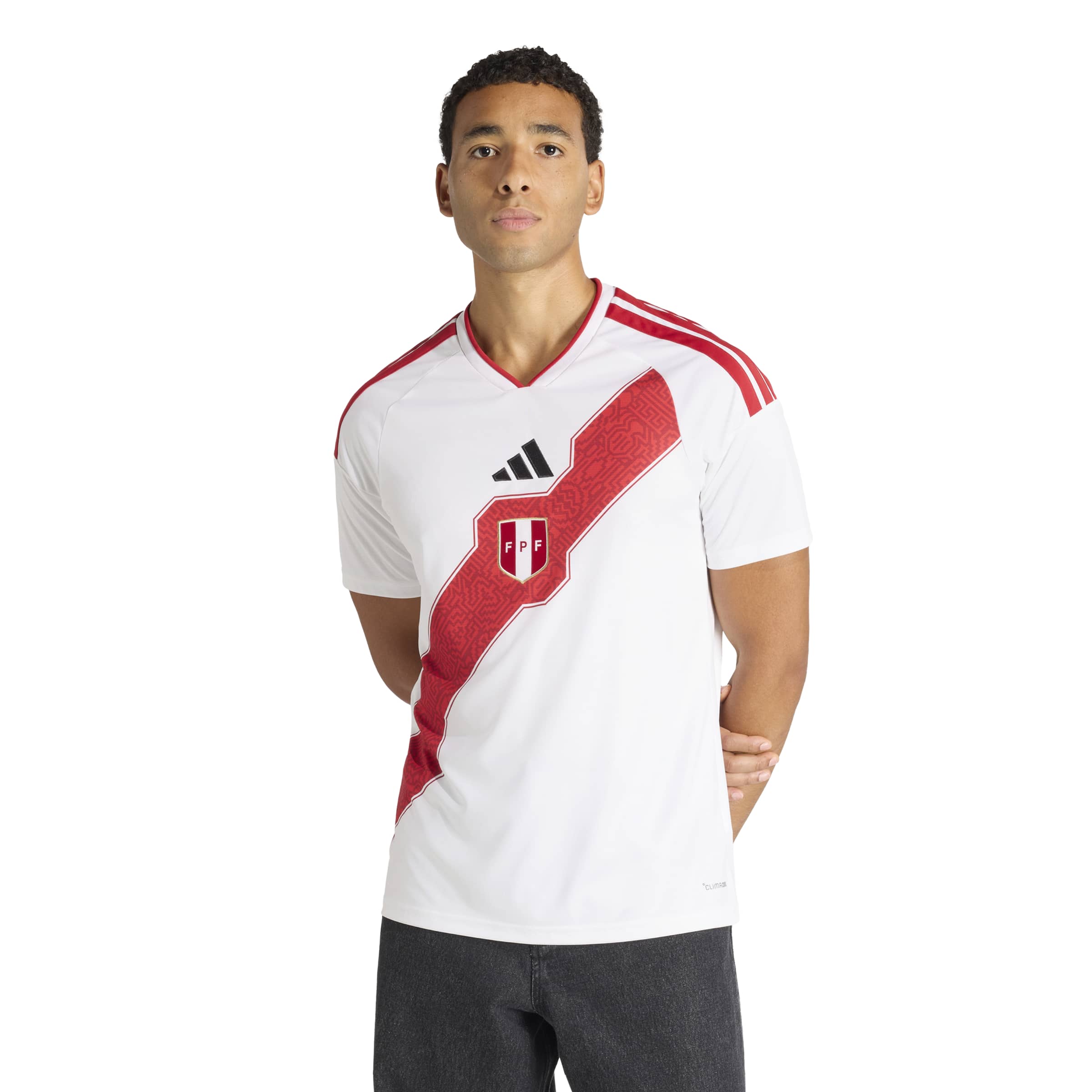 Peru National Team FIFA Adidas Men's White 2025/26 Replica Home Jersey