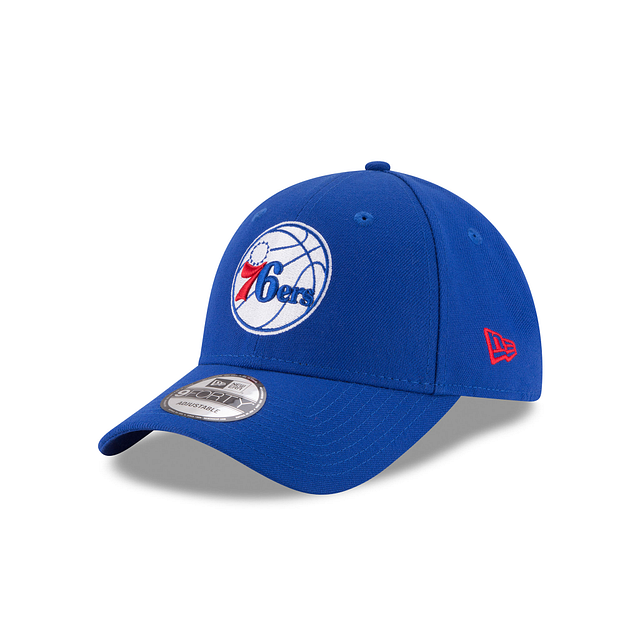 Casquette ajustable NBA New Era Royal 9Forty The League pour homme des Philadelphia 76ers