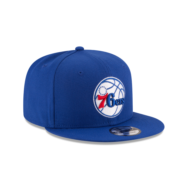 Philadelphie 76ers NBA New Era pour hommes bleu royal 9Fifty Basic Snapback