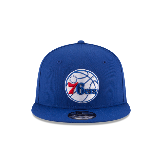 Philadelphie 76ers NBA New Era pour hommes bleu royal 9Fifty Basic Snapback