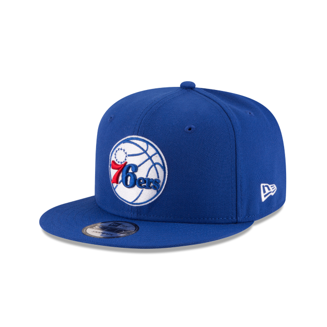 Philadelphie 76ers NBA New Era pour hommes bleu royal 9Fifty Basic Snapback