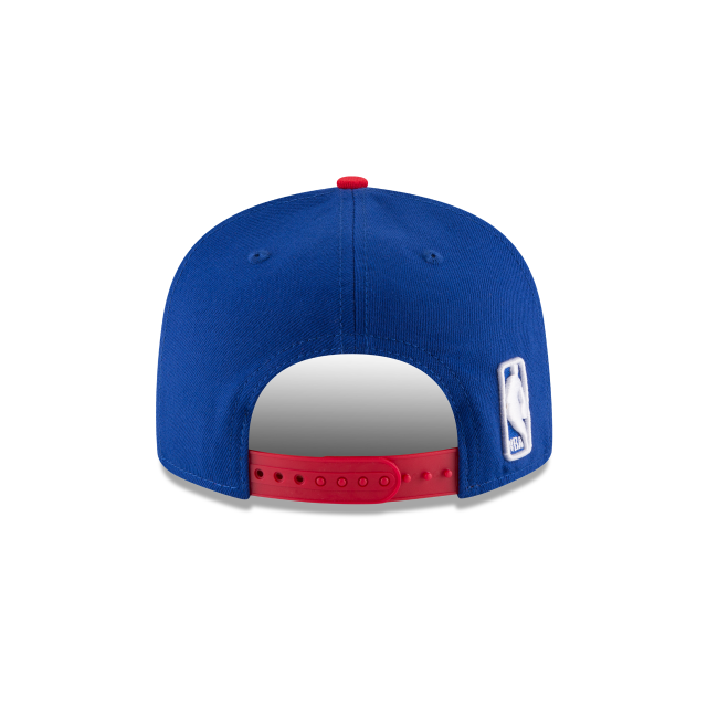 Philadelphia 76ers NBA New Era pour hommes bleu royal/rouge 9Fifty Two Tone Snapback