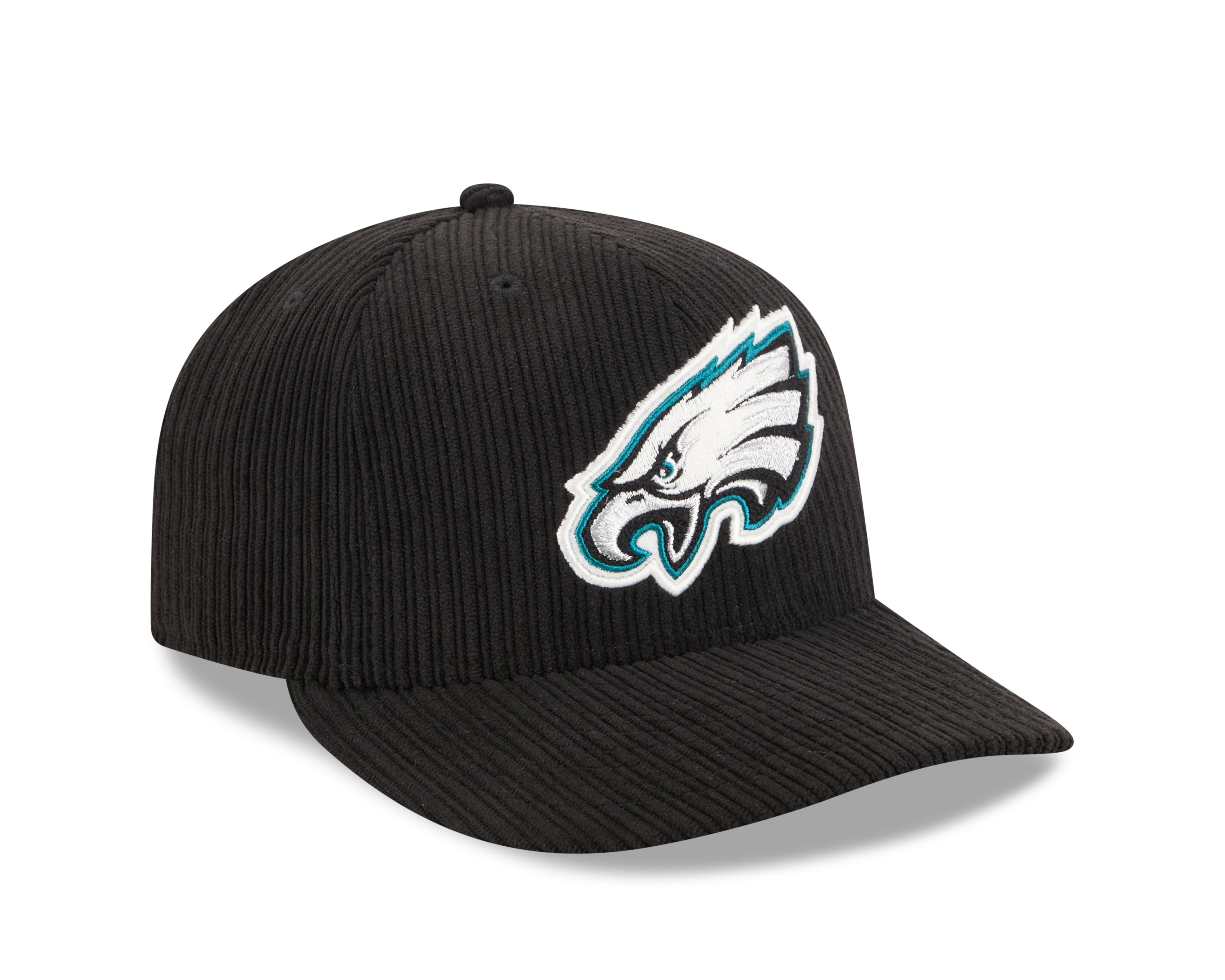 Philadelphia Eagles NFL New Era Men's Black 59Fifty Chenille Pop Fitted Hat