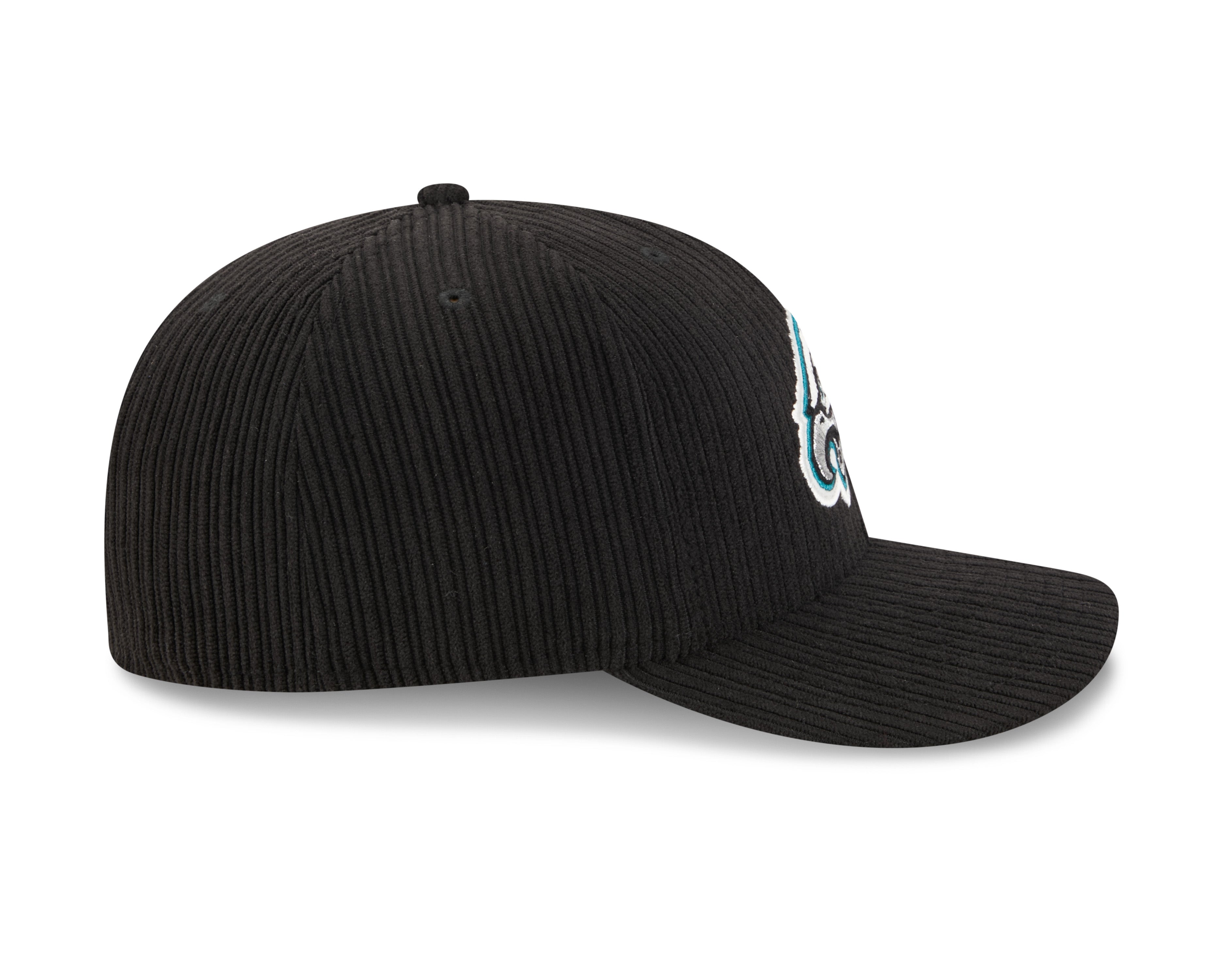 Philadelphia Eagles NFL New Era Men's Black 59Fifty Chenille Pop Fitted Hat