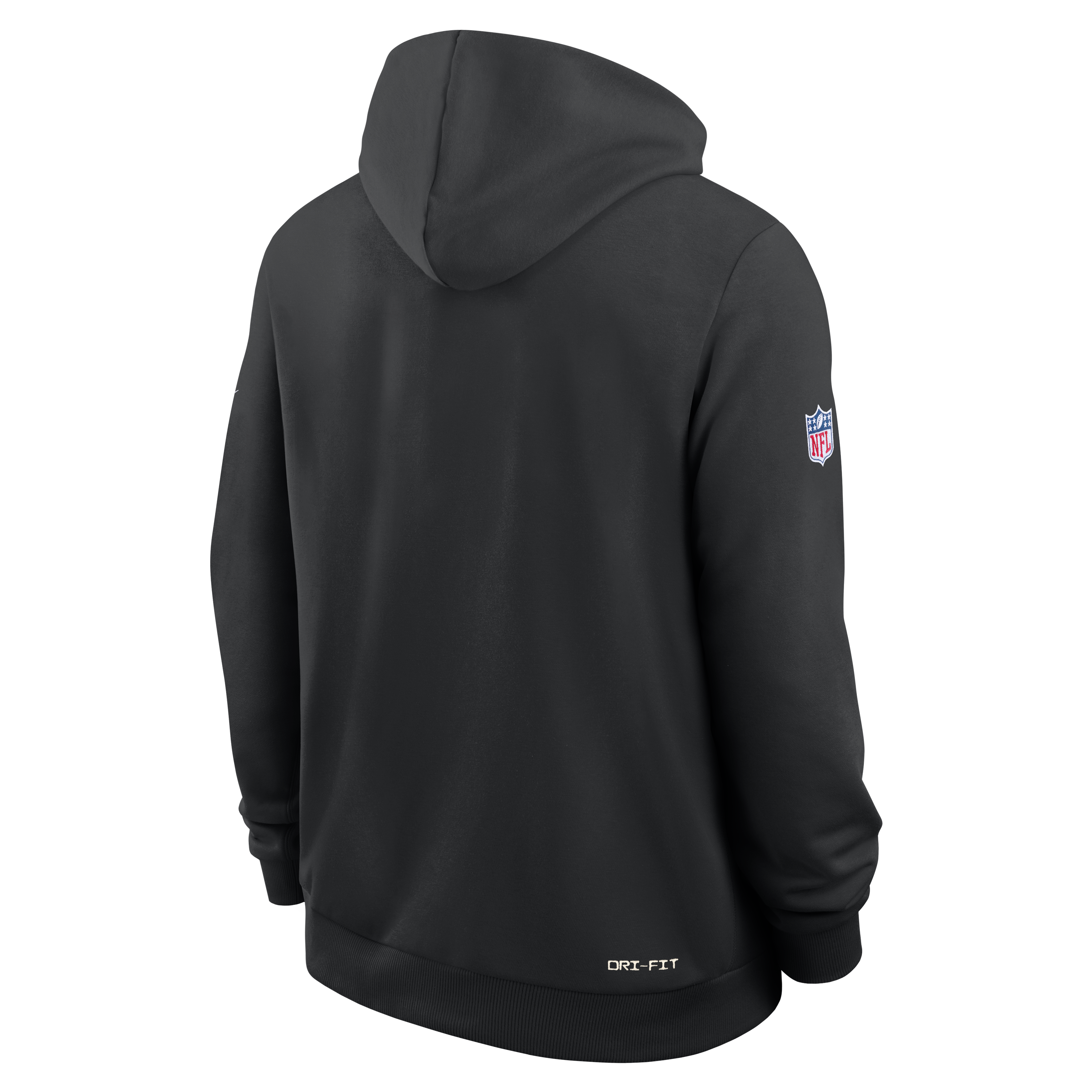 Philadelphia Eagles NFL Nike Men's Charcoal Black Sideline Standard Issue Dri-FIT Pullover Hoodie