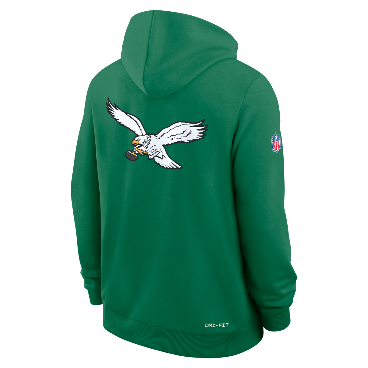 Philadelphia Eagles NFL Nike Men's Green Sideline Standard Issue Alternate Dri-FIT Pullover Hoodie