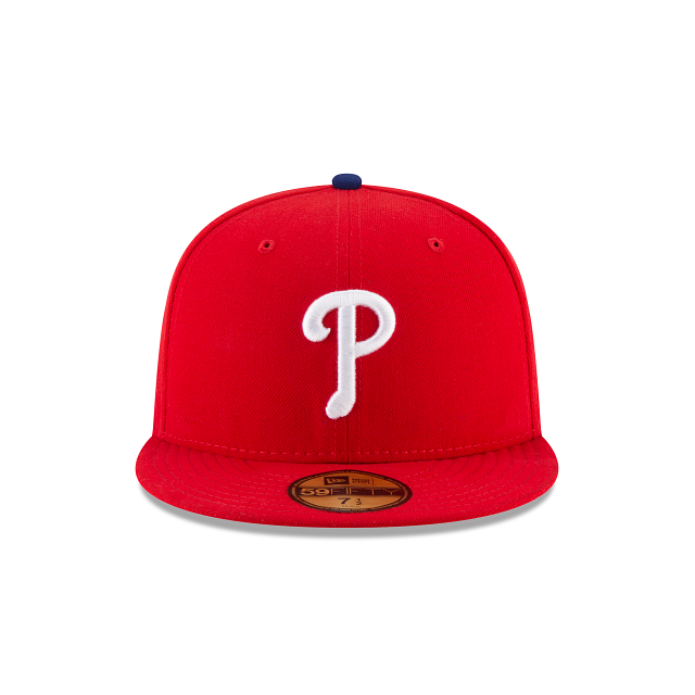 Casquette ajustée rouge 59Fifty Authentic Collection On Field des Phillies de Philadelphie MLB New Era pour hommes 