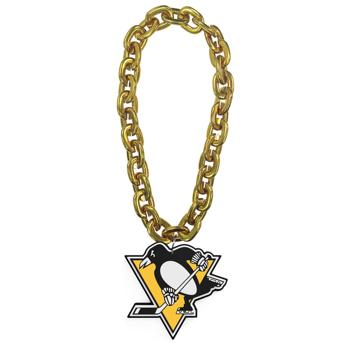 Pittsburgh Penguins NHL FanFave FanChain Gold Chain Necklace