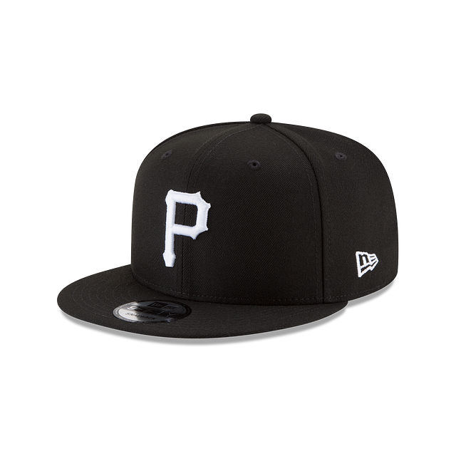 Pittsburgh Pirates MLB New Era 9Fifty Snapback noir blanc pour hommes