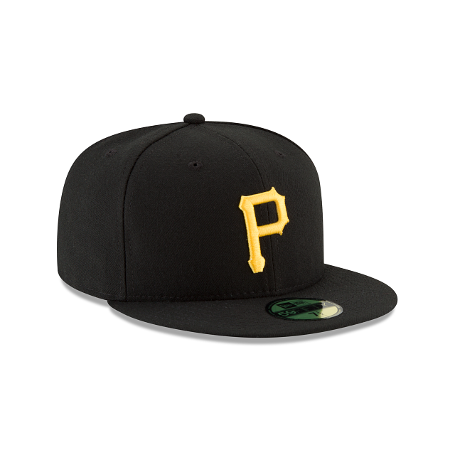 Casquette ajustée noire 59Fifty Authentic Collection On Field des Pirates de Pittsburgh MLB New Era pour hommes 