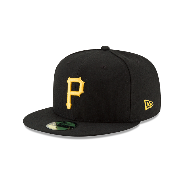 Pittsburgh Pirates MLB New Era Men's Black 59Fifty Authentic Collection On Field Fitted Hat