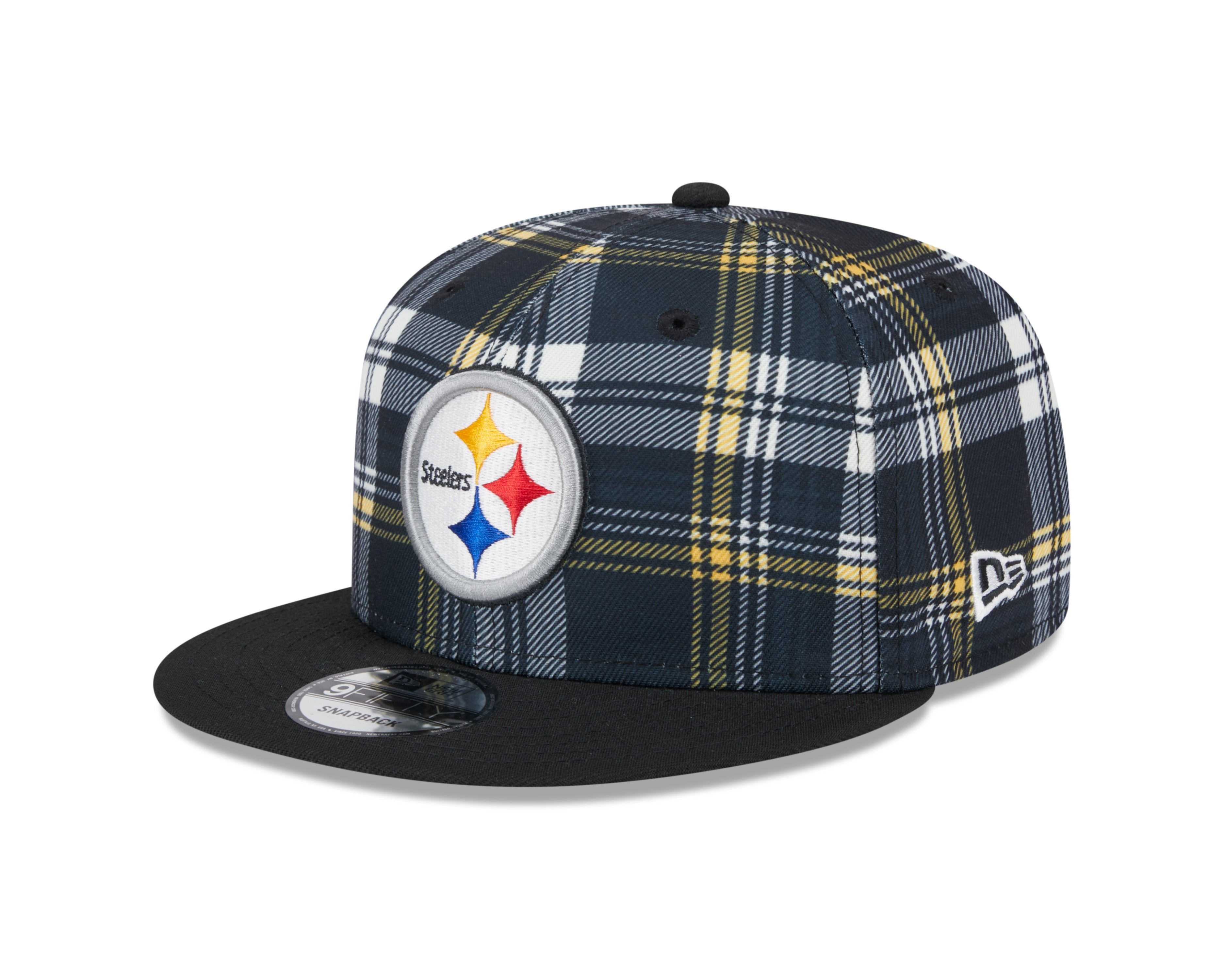 Pittsburgh Steelers NFL New Era Men's Black 9Fifty Sideline Snapback