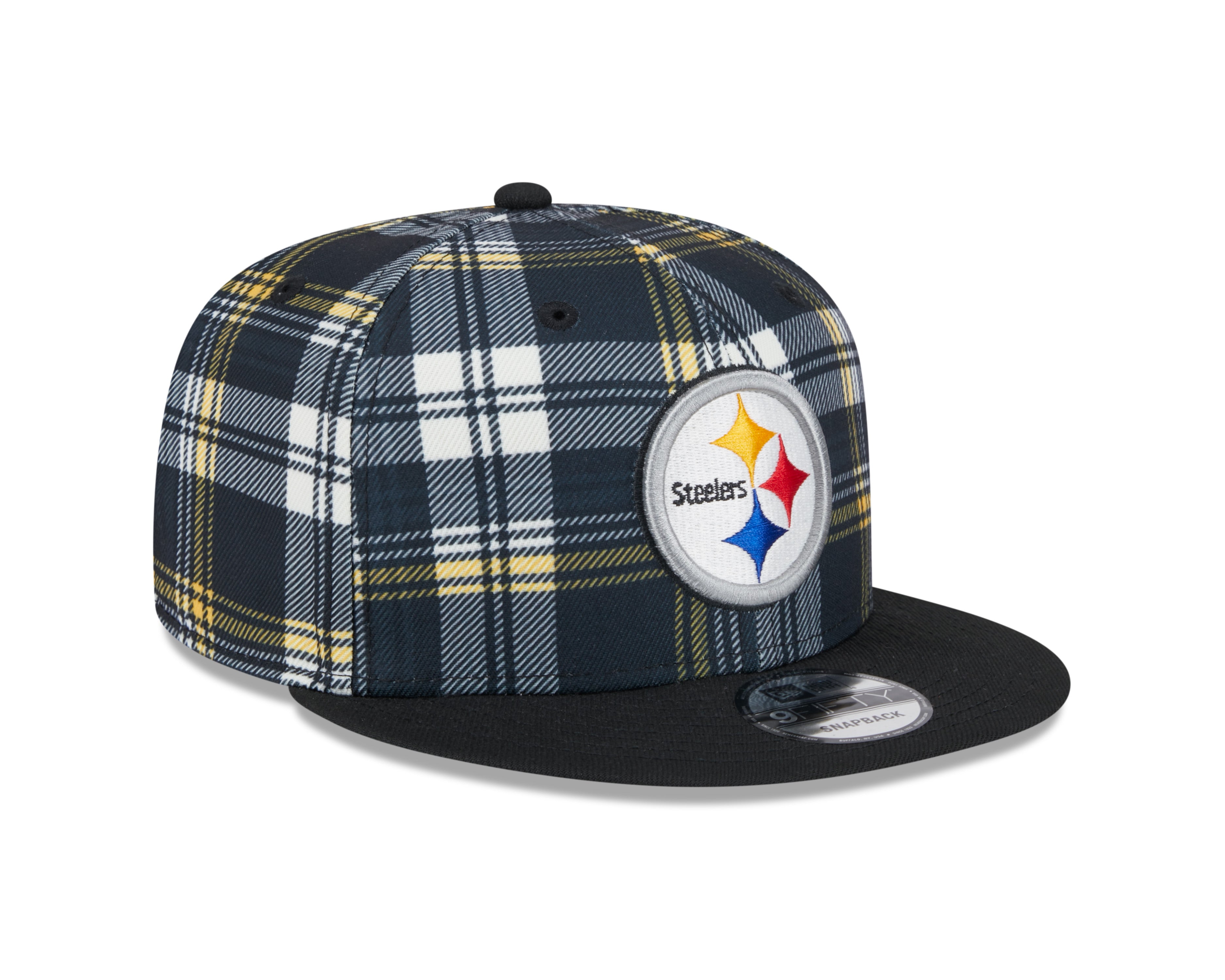 Pittsburgh Steelers NFL New Era Men's Black 9Fifty Sideline Snapback