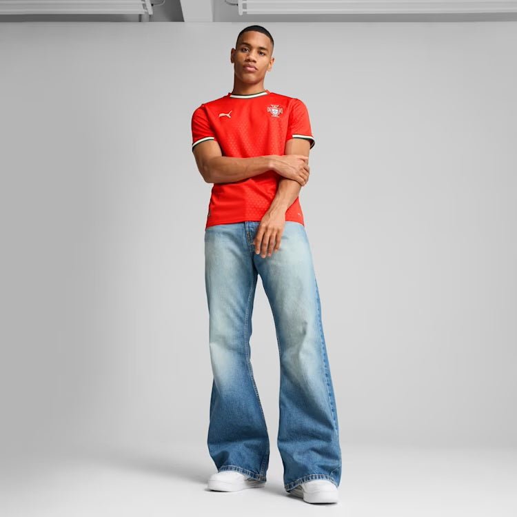 Maillot réplique rouge FIFA Puma pour homme de l'équipe nationale du Portugal 2024/25