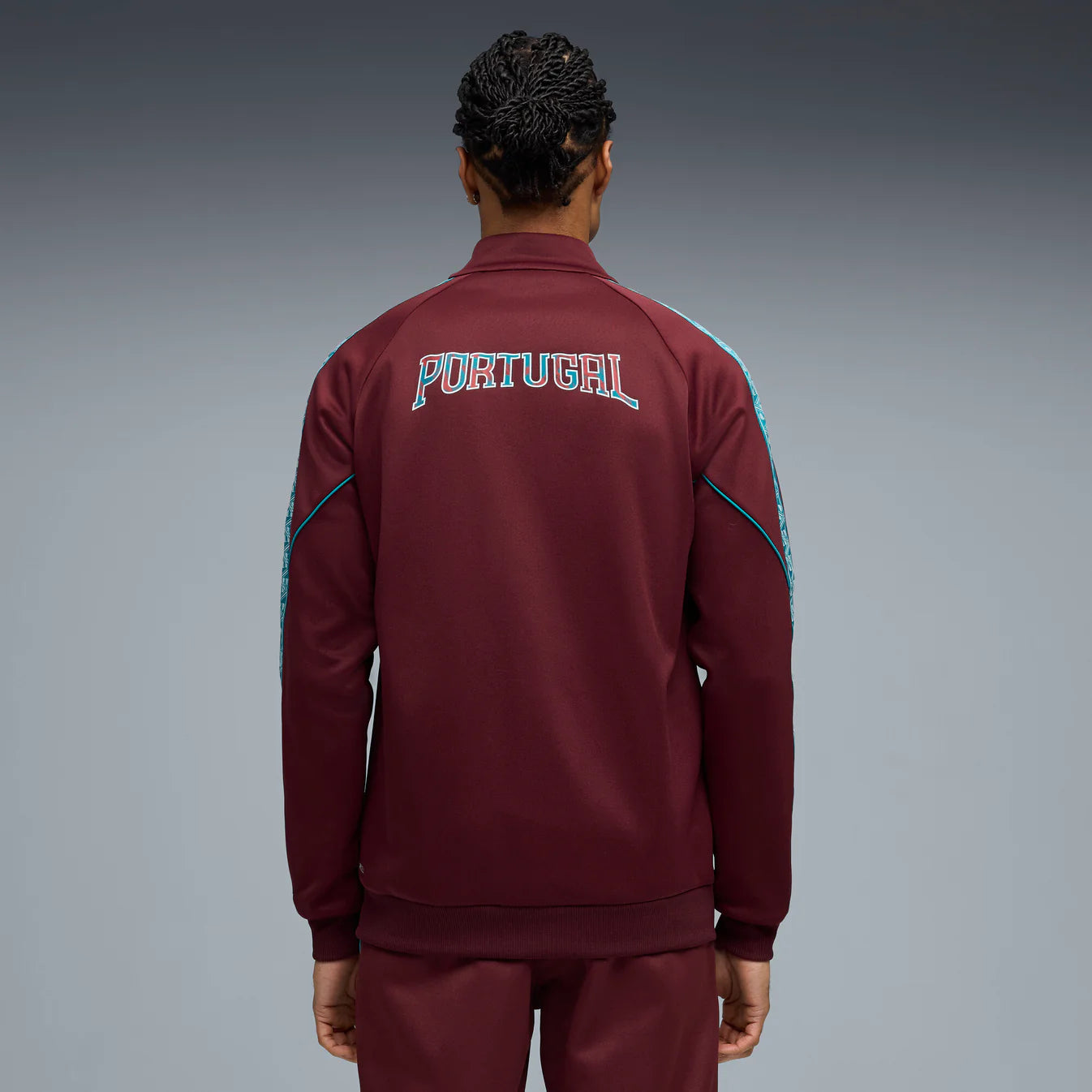 Veste d'hymne homme Puma FIFA Portugal couleur bordeaux 2026 King