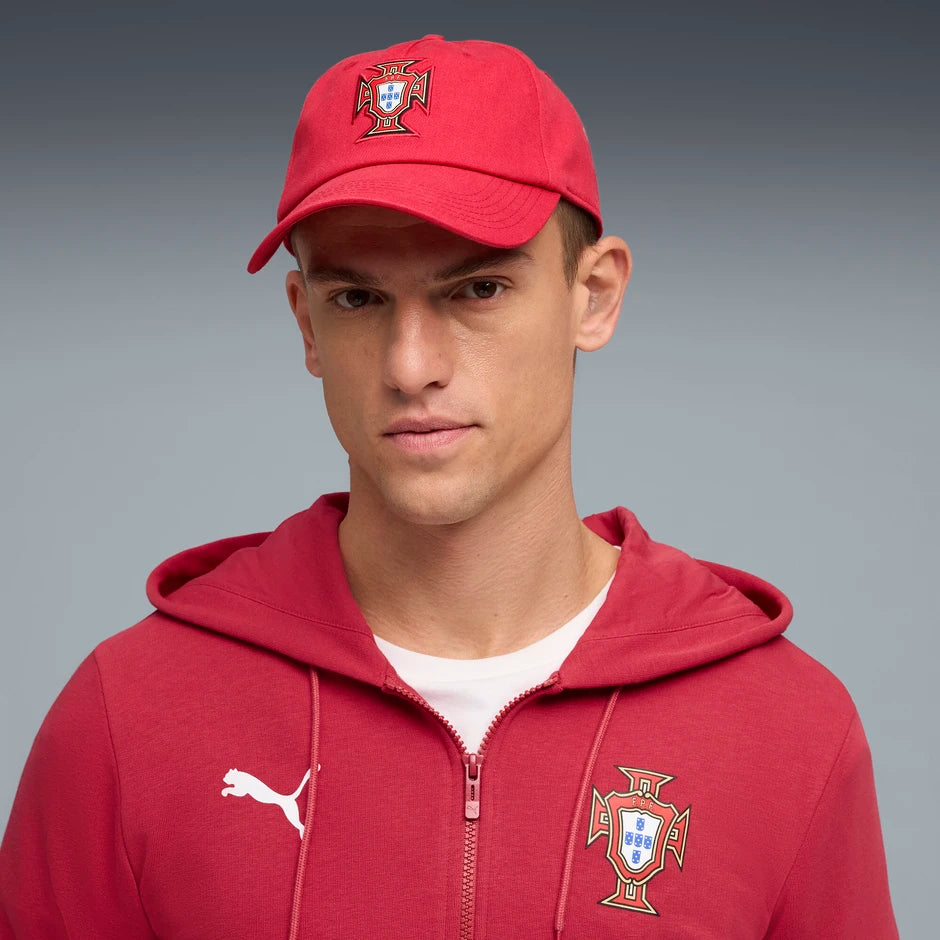 Portugal National Team FIFA Puma Men's Red Essentials Adjustable Hat