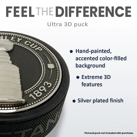 Montreal Canadiens NHL Ultra 3D Stanley Cup Medallion Hockey Puck