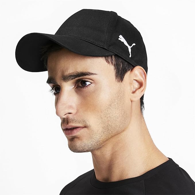 Puma Men's Black Liga Stretch Fit Hat