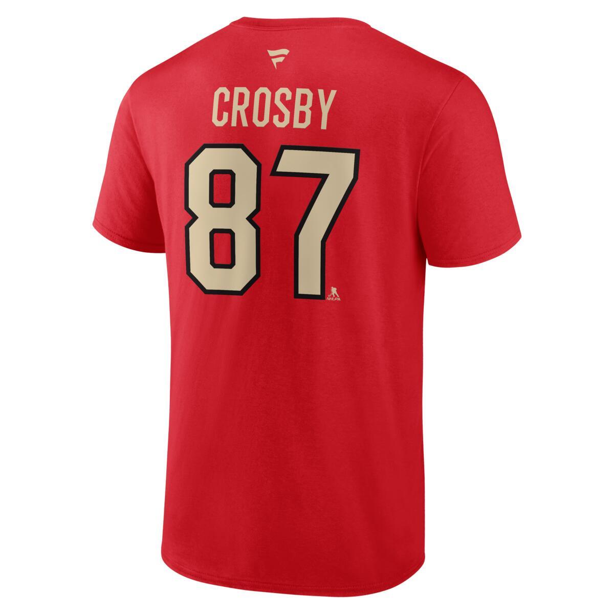 Sidney Crosby Canada NHL 4 Nations Face-Off Fanatics Branded Men's Red Authentic T-Shirt