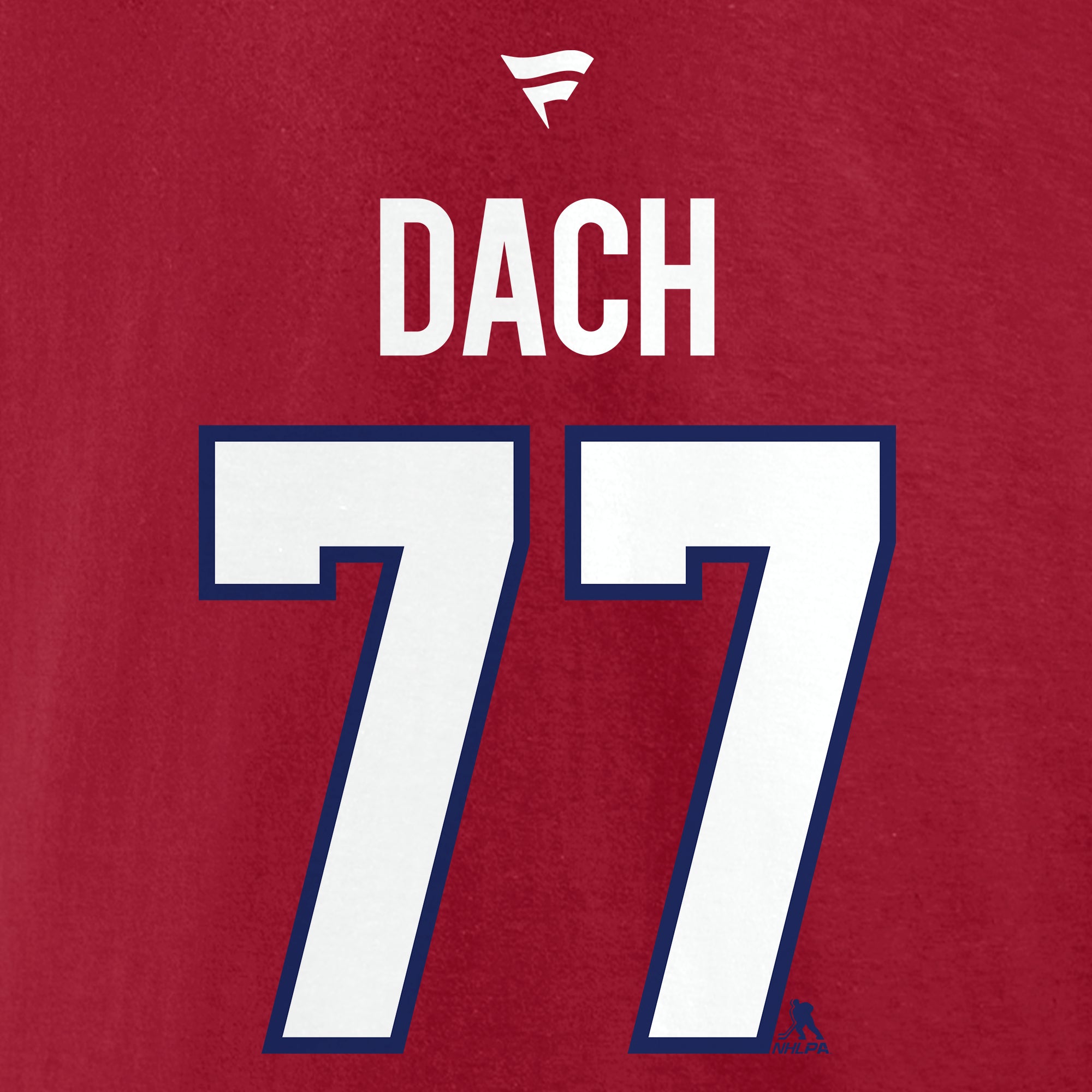 Kirby Dach Canadiens de Montréal NHL Fanatics Branded T-shirt authentique rouge pour homme