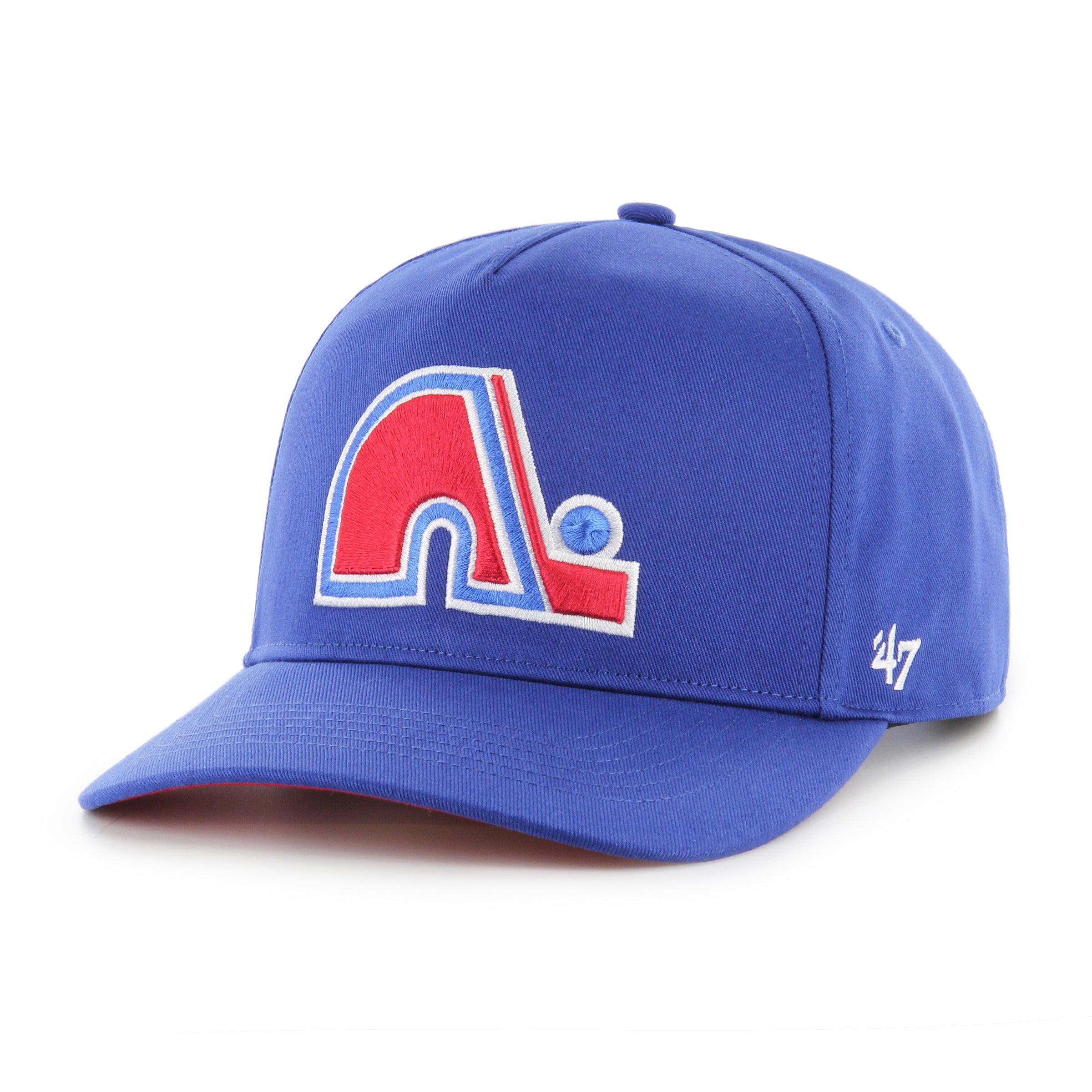 Casquette réglable bleu royal avec attelage pour hommes des Nordiques de Québec NHL 47 de marque