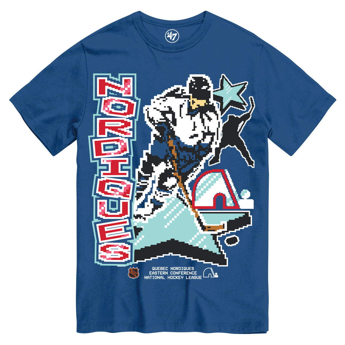 Quebec Nordiques NHL 47 Brand Men's Royal Slapshot T-Shirt — Maison Sport  Canadien /