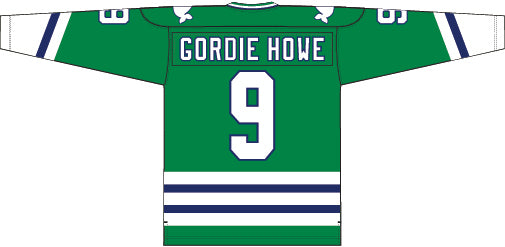 Gordie Howe Hartford Whalers NHL Mitchell & Ness Maillot authentique vert 1979 Blue Line pour hommes