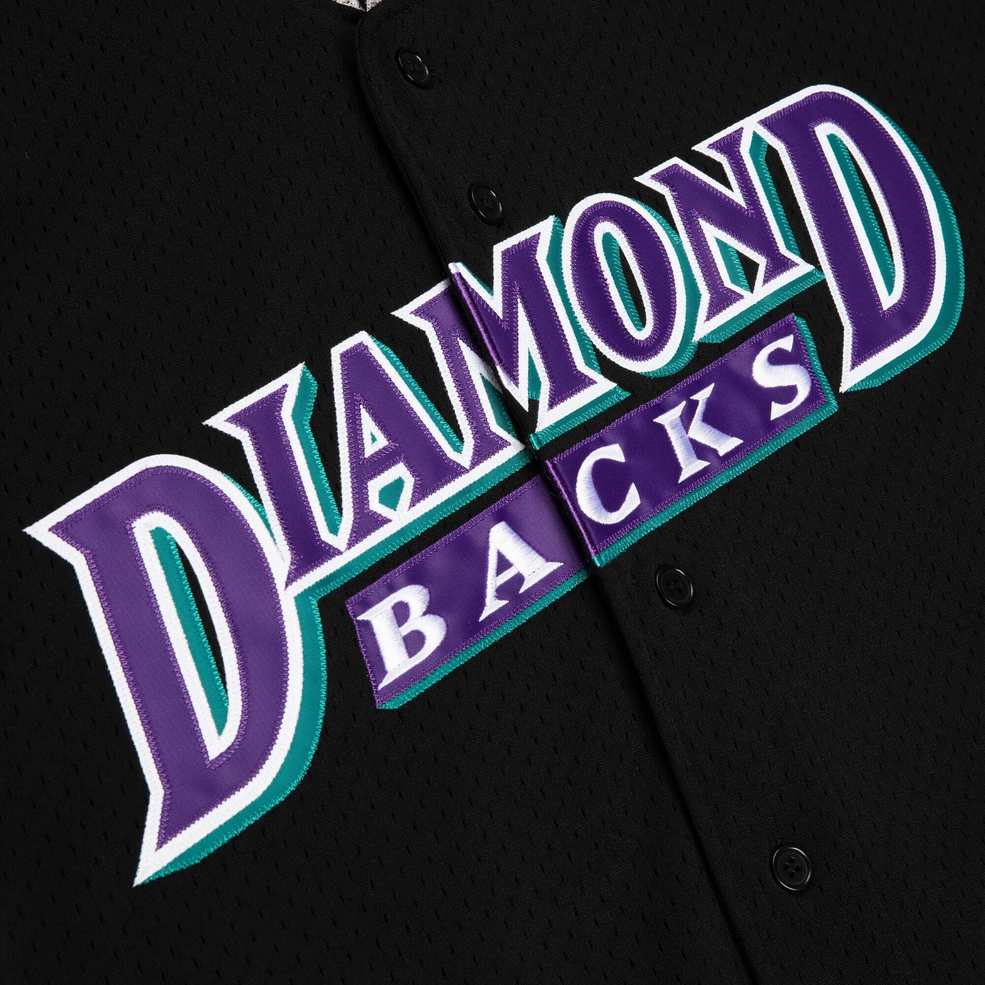 Randy Johnson Arizona Diamondbacks MLB Mitchell & Ness Men's Black 1999 Authentic BP Jersey