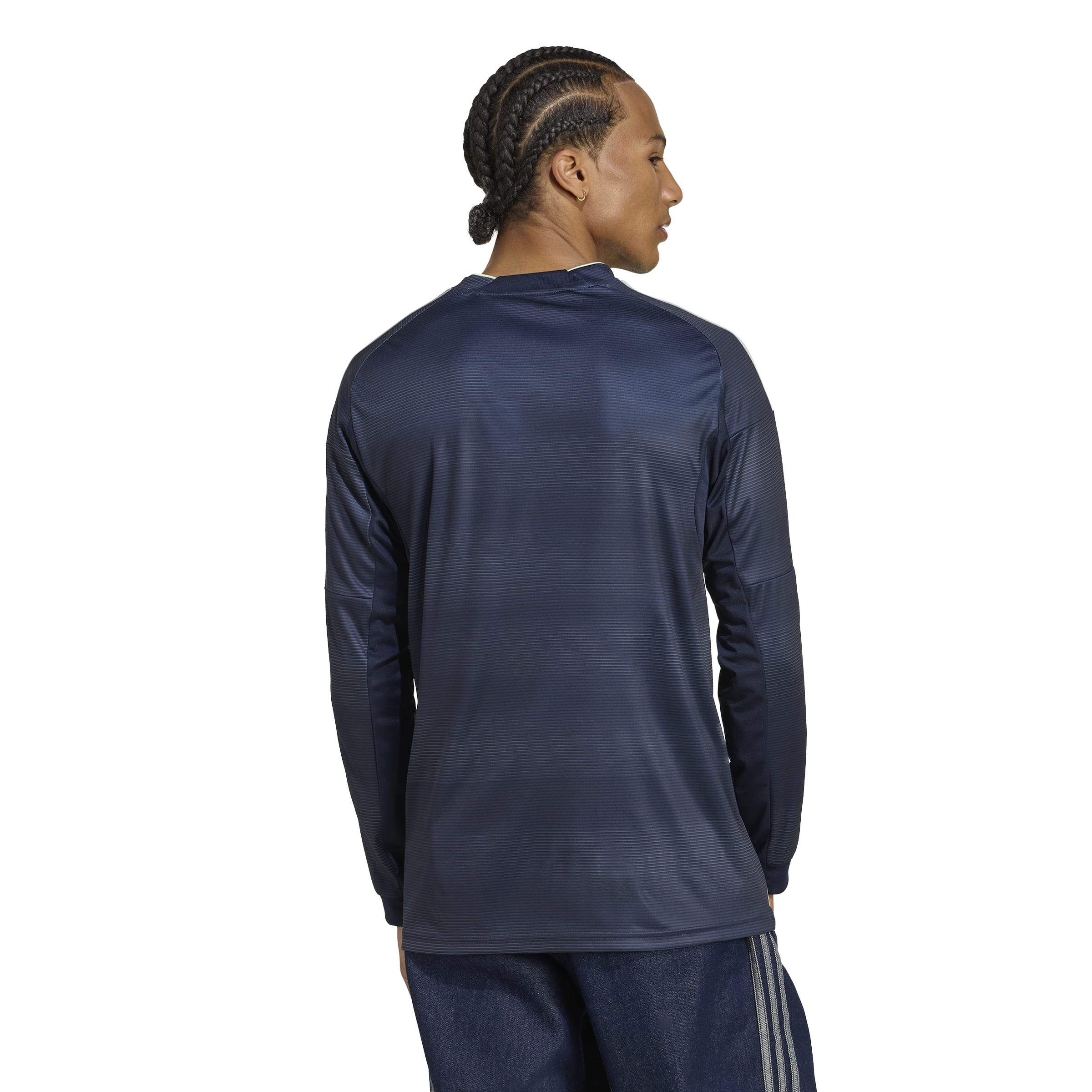 Maillot à manches longues Réplique Real Madrid La Liga Adidas pour homme - Bleu marine 2025/26