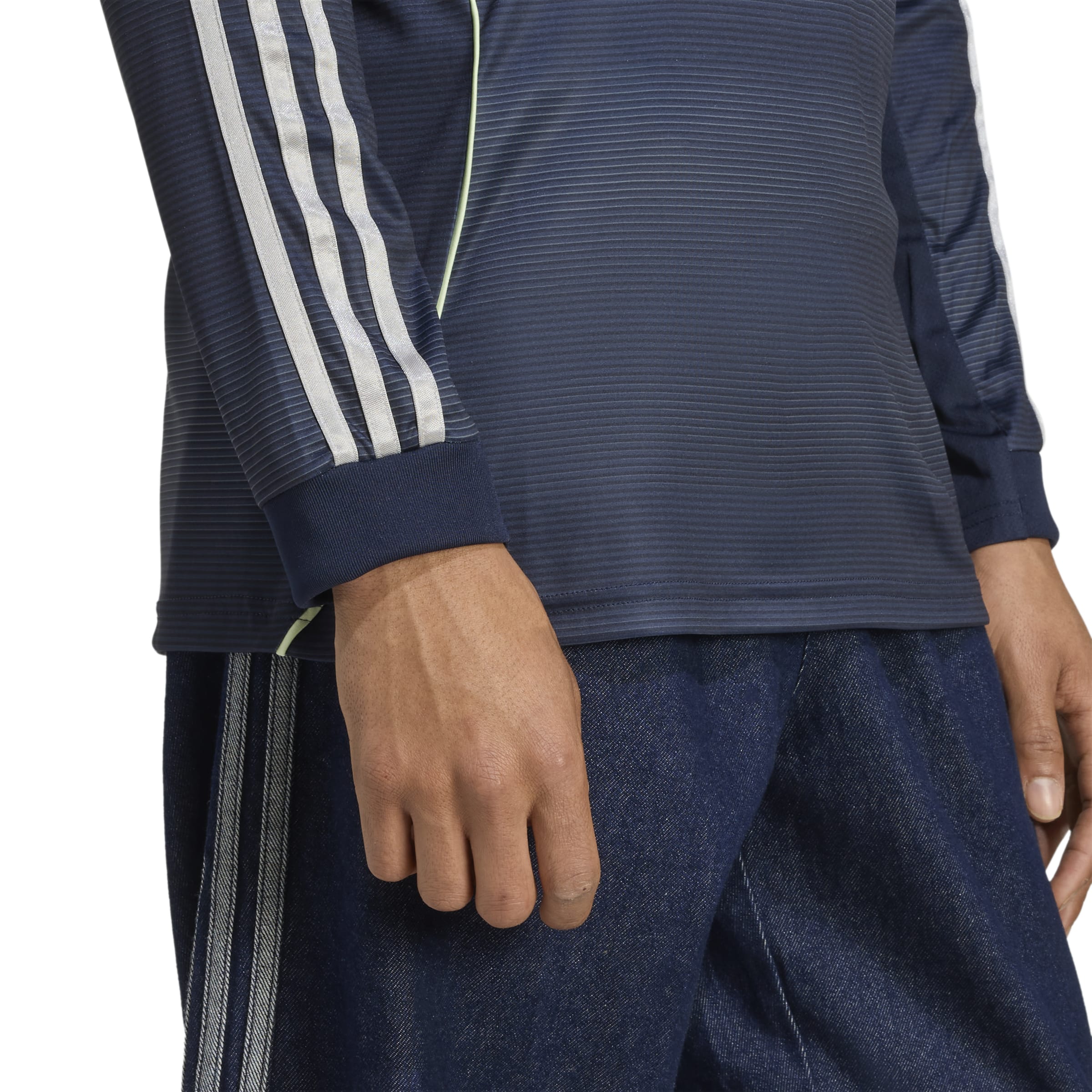 Maillot à manches longues Réplique Real Madrid La Liga Adidas pour homme - Bleu marine 2025/26