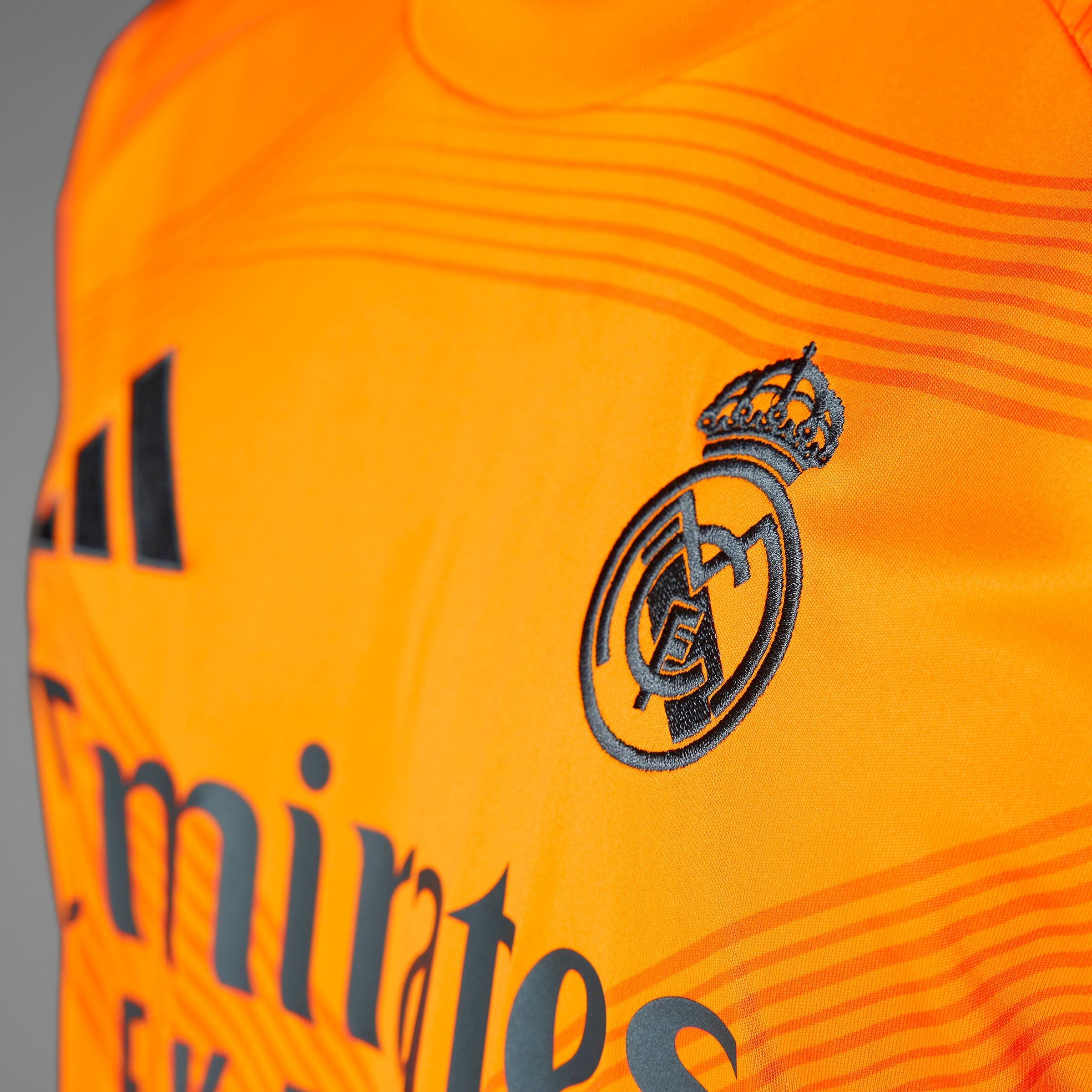 Real Madrid La Liga Adidas Men's Orange 2024/25 Replica Away Jersey