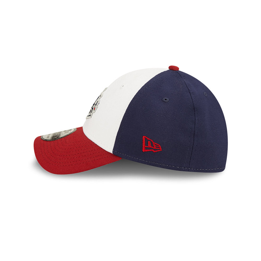 Round Rock Express MiLB New Era Men's White/Red 39Thirty Alternate Authentic Collection Stretch Fit Hat