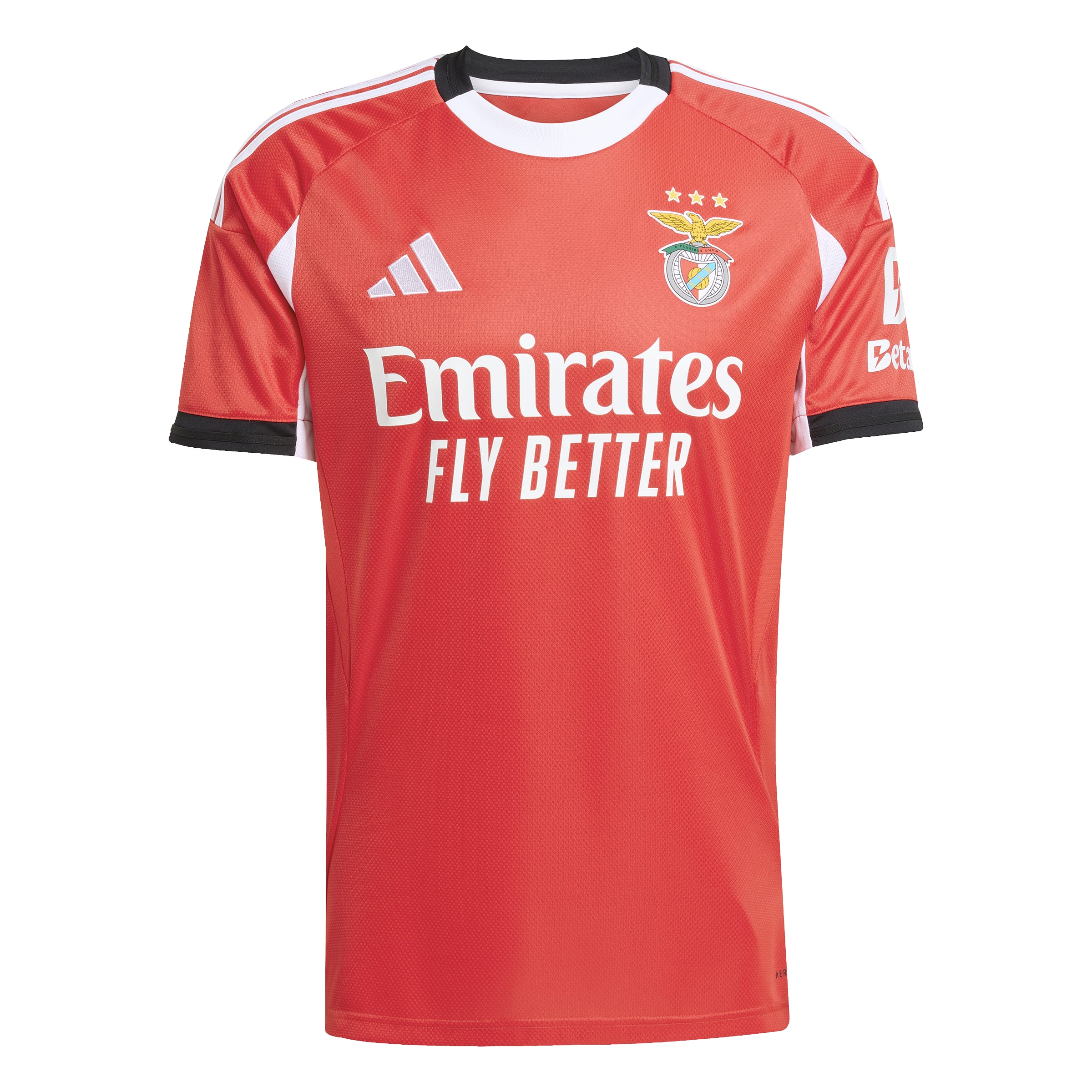 SL Benfica LPFP Adidas Men's Red 2025/26 Home Replica Jersey