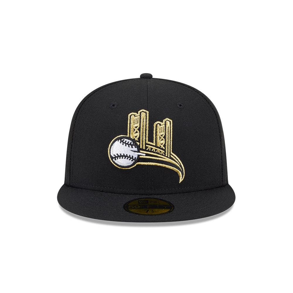 Casquette ajustée noire 59Fifty Alternate Authentic Collection pour homme des Sacramento River Cats MiLB New Era