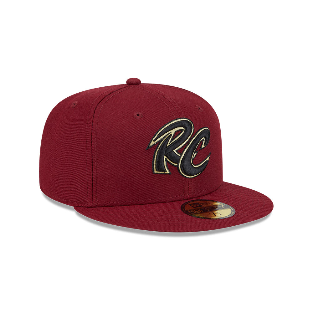 Sacramento River Cats MiLB New Era Men's Red 59Fifty Authentic Collection Fitted Hat