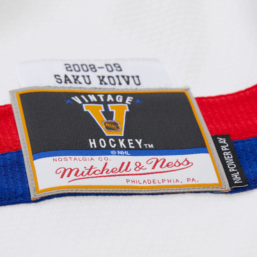 Saku Koivu Montreal Canadiens NHL Mitchell & Ness Men's White 2008 Power Play Authentic Jersey