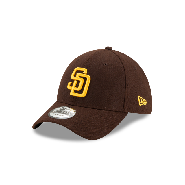 San Diego Padres MLB New Era Men's Brown 39Thirty Team Classic Stretch Fit Hat