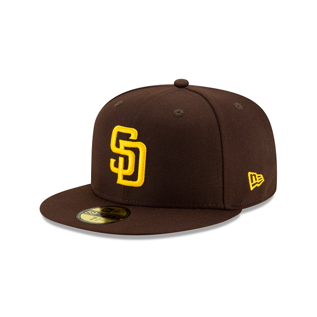 San Diego Padres MLB New Era Men's Brown 59Fifty Authentic Collection On Field Fitted Hat