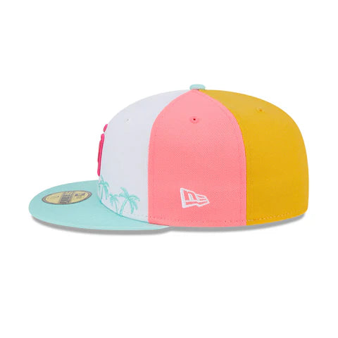 Casquette ajustée New Era City Connect 59Fifty 2022 pour homme, blanc/menthe, des Padres de San Diego, MLB