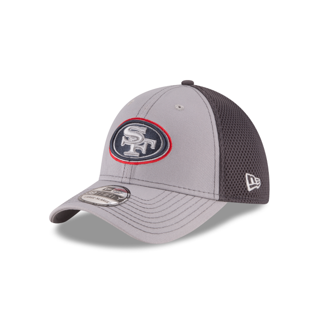San Francisco 49Ers NFL New Era Men's Grey 39Thirty Grayed Out Neo 2 Stretch Fit Hat