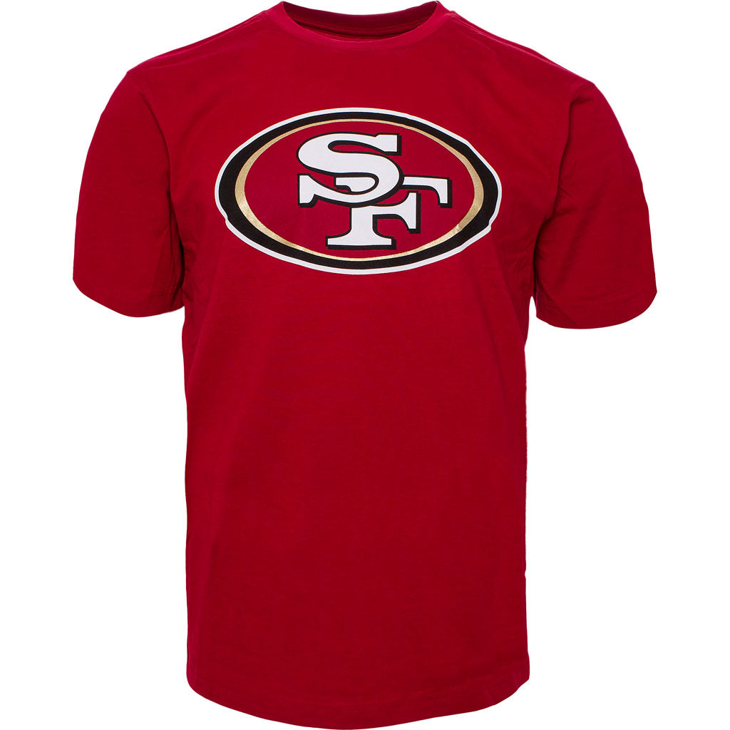 San Francisco 49ers NFL 47 Brand T-shirt de fan rouge avec logo principal pour hommes