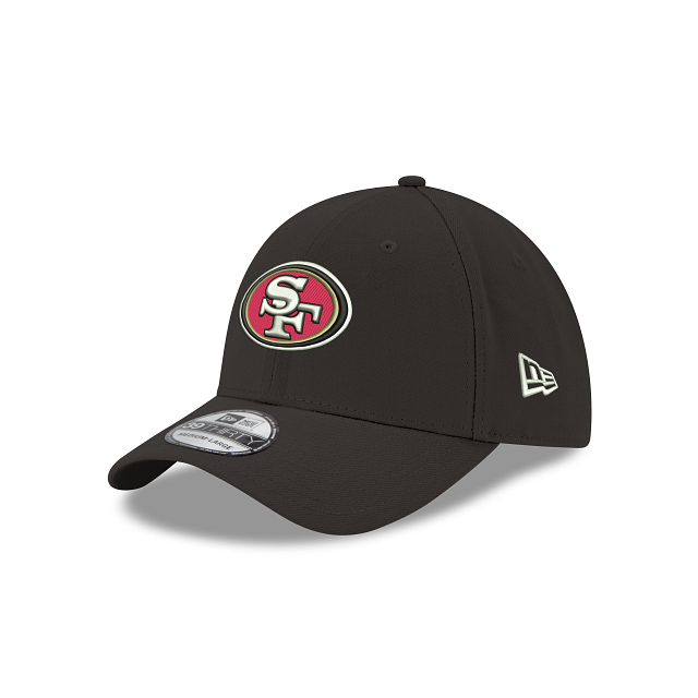 San Francisco 49ers NFL New Era Casquette noire 39Thirty Team Classic Stretch Fit pour hommes