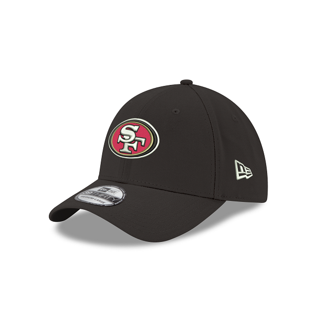 San Francisco 49ers NFL New Era Men's Black 39Thirty Team Classic Stretch Fit Hat