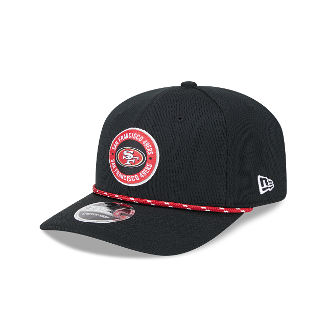 San Francisco 49ers NFL New Era Men's Black 9Seventy 2024 Sideline Stretch Snapback