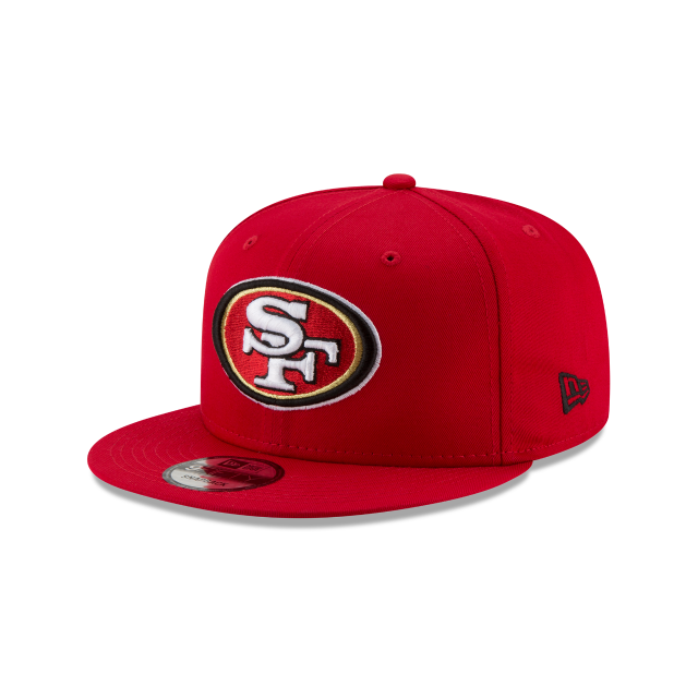 San Francisco 49ers NFL New Era Snapback rouge 9Fifty Basic pour hommes