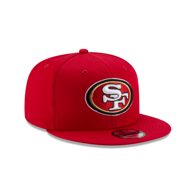 San Francisco 49ers NFL New Era Men's Red 9Fifty Basic Snapback